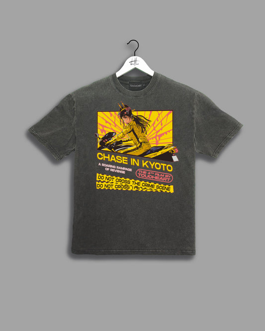 T-Shirt "Chace in Kyoto" | Vintage Black