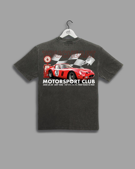 T-Shirt "Motorsport Club" | Vintage Black