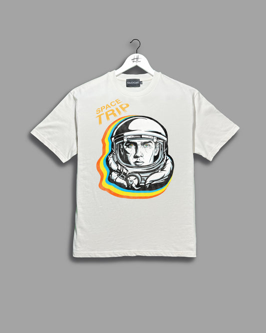 T-Shirt "Space Trip" | Bone White